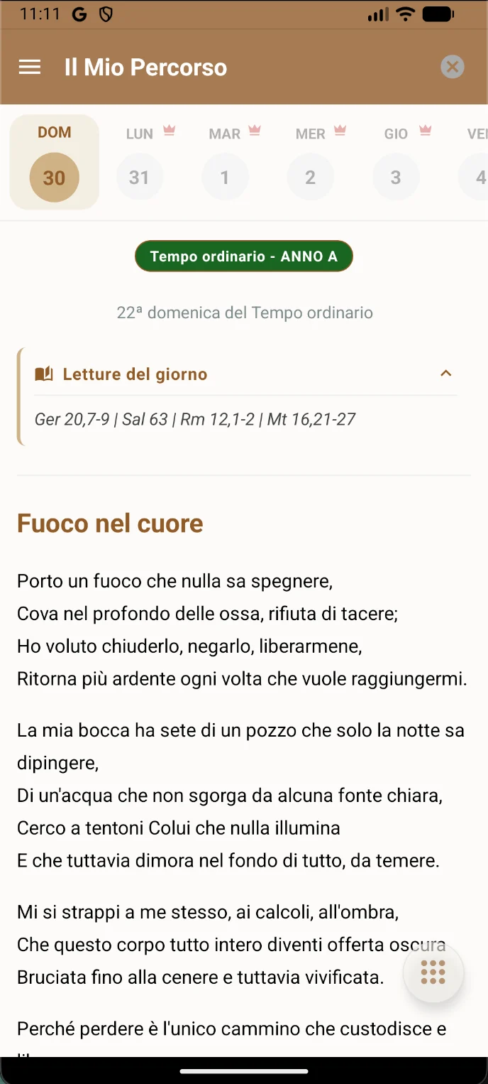 ORHAR — Cammino liturgico quotidiano