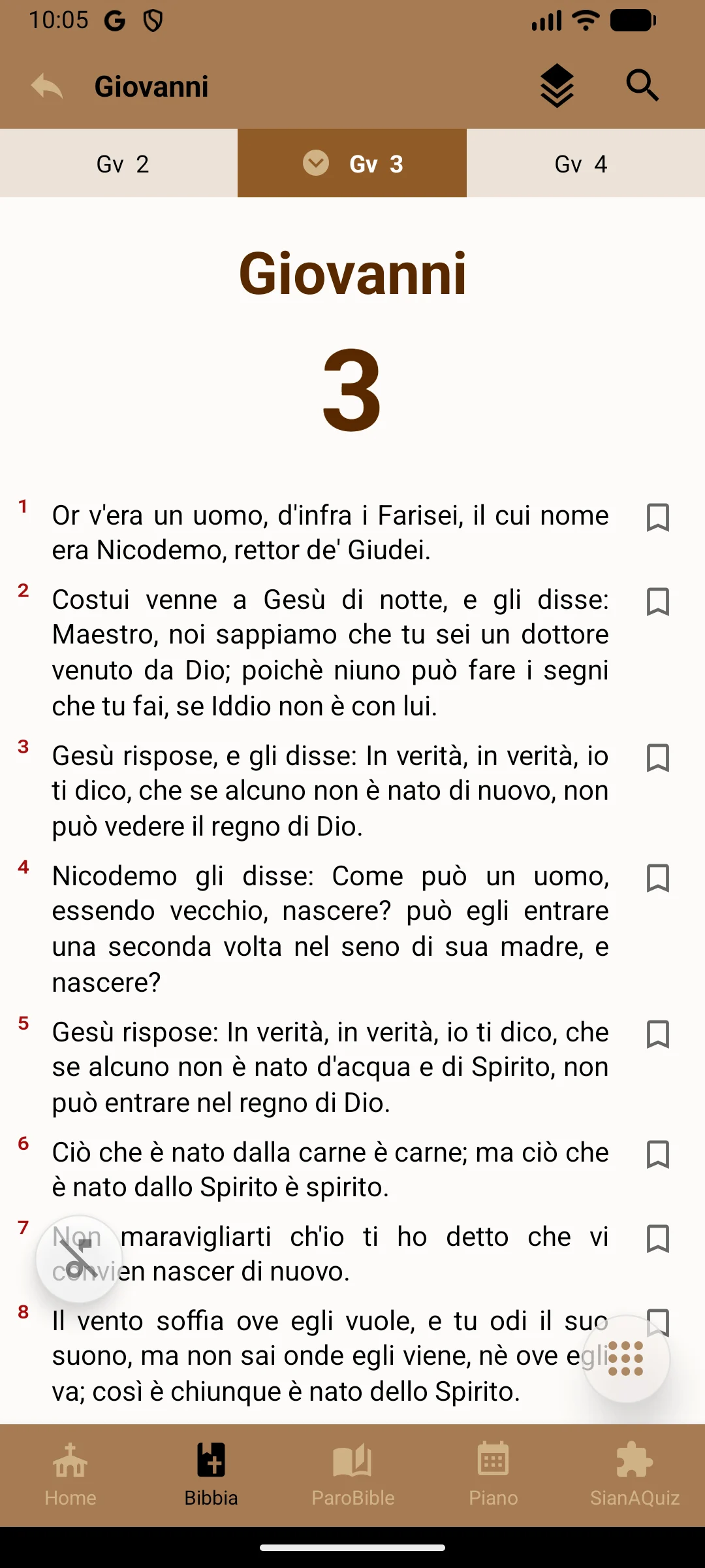 ORHAR — Lettura biblica