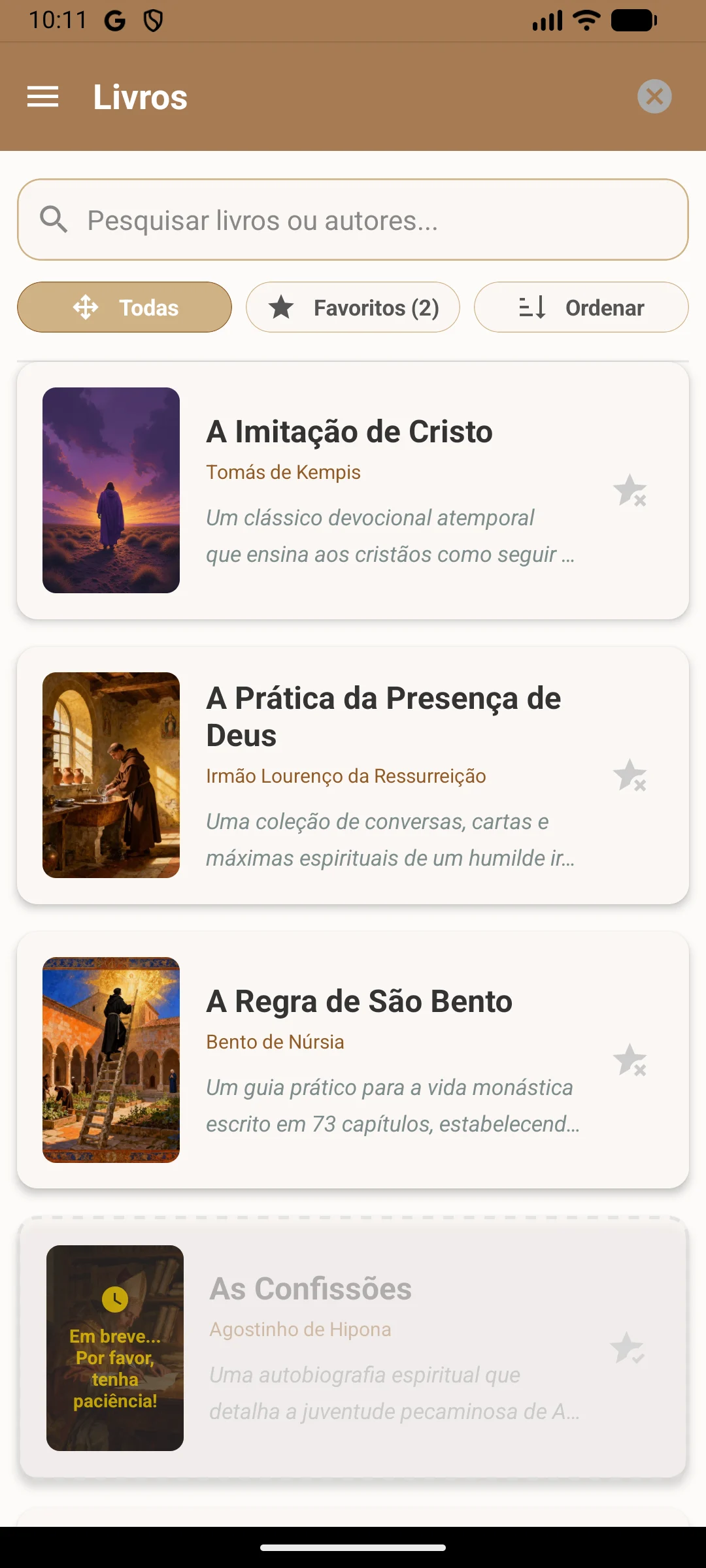 ORHAR — Vozes do sistema