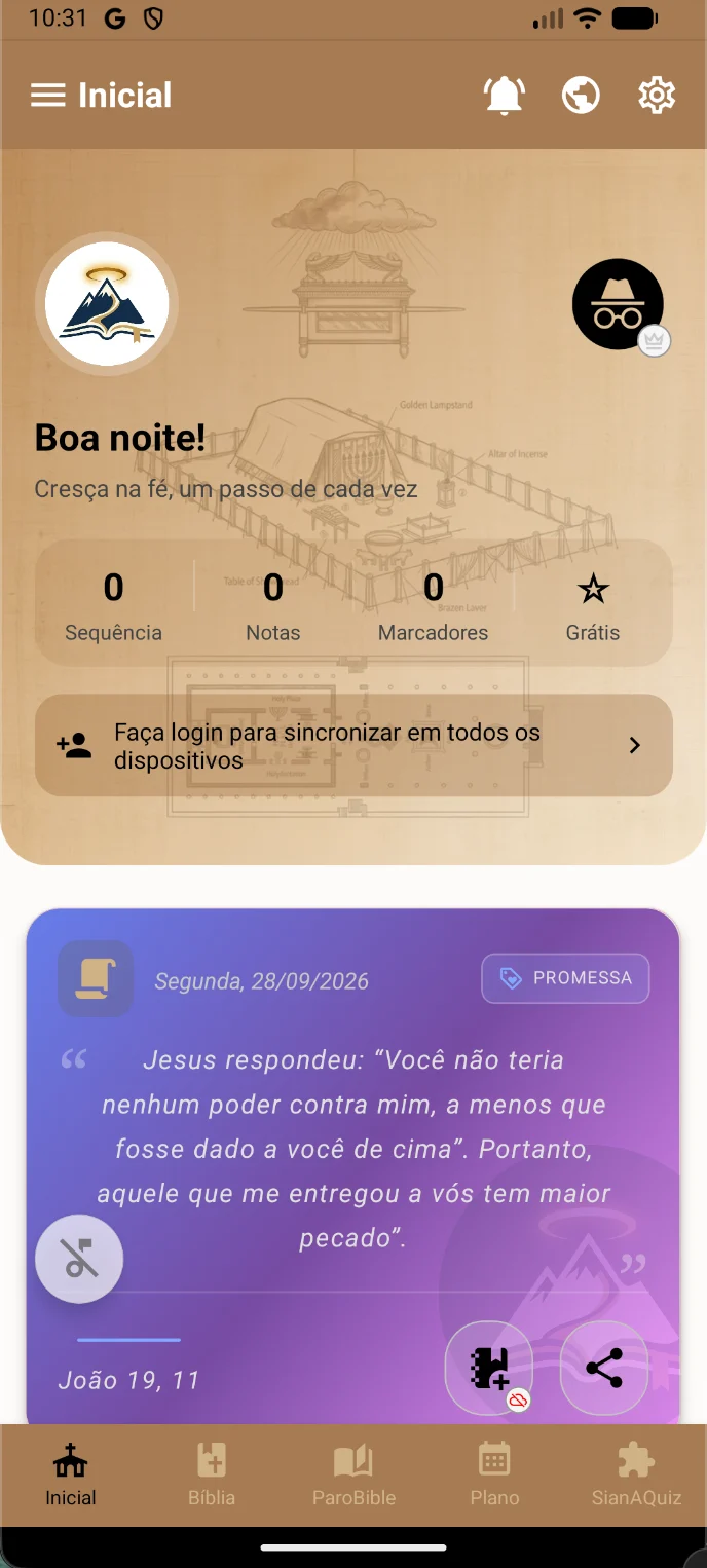 ORHAR — Início diário