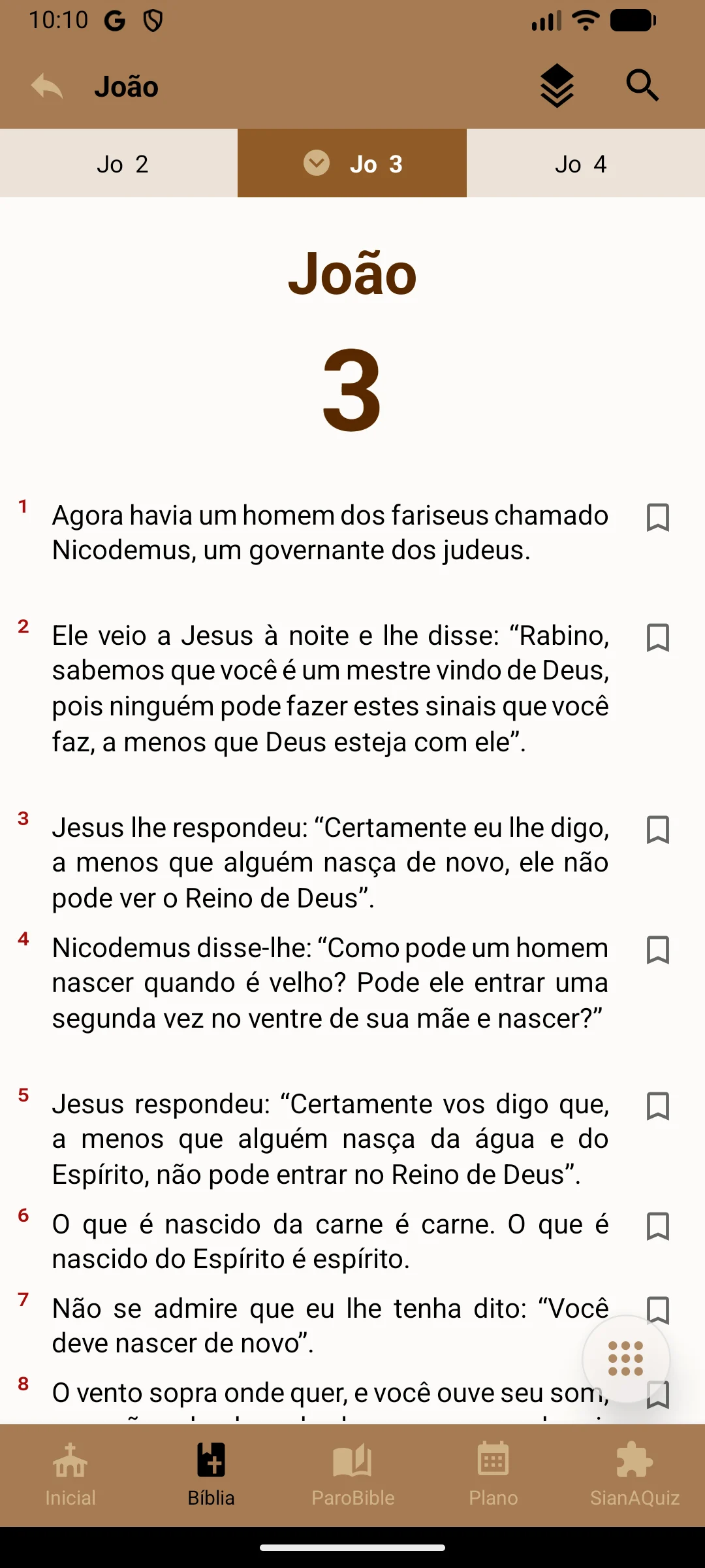 ORHAR — Leitura bíblica